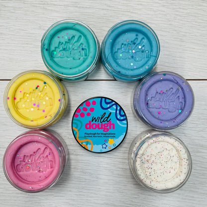Fairy Dust White Playdough (w/s)